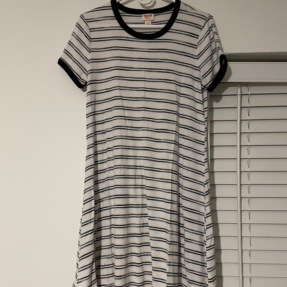 Mossimo Black and White Stripe Dress